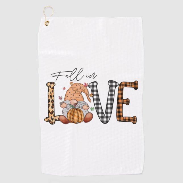 Serviette De Golf Automne automne design automne (Devant)