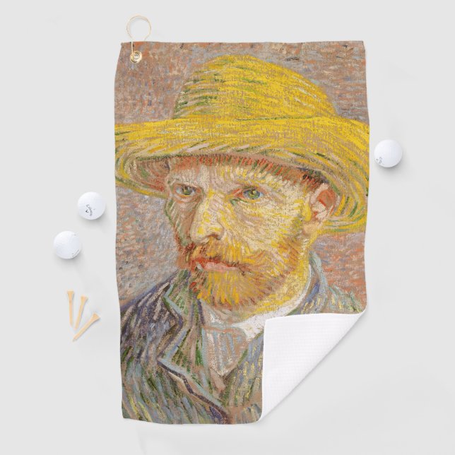 Serviette De Golf Autoportrait impressionniste de Vincent Van Gogh (En situation)