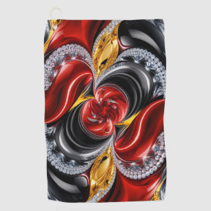 Serviette de golf aux couleurs de l'Allemagne