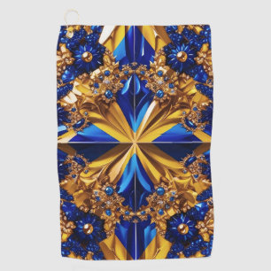 Serviette de golf aux couleurs suédoises