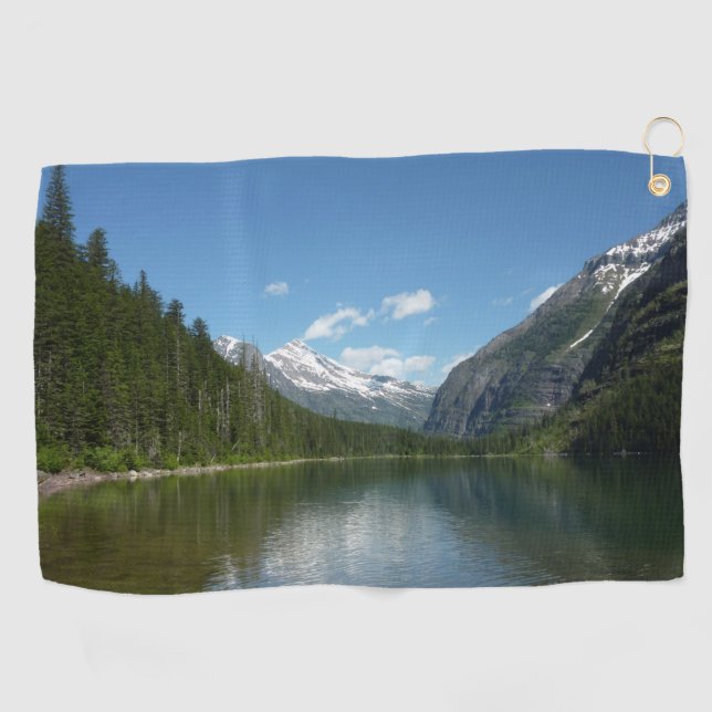 Serviette De Golf Avalanche Lake I dans le parc national de Glacier (Horizontal)