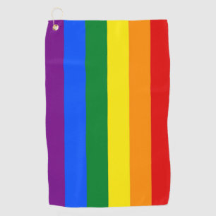 Serviette de golf avec drapeau de la fierté LGBT