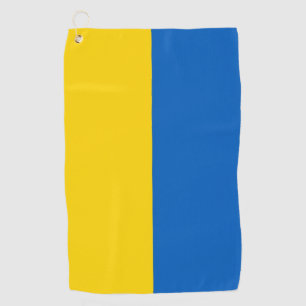 Serviette de golf avec drapeau d'Ukraine
