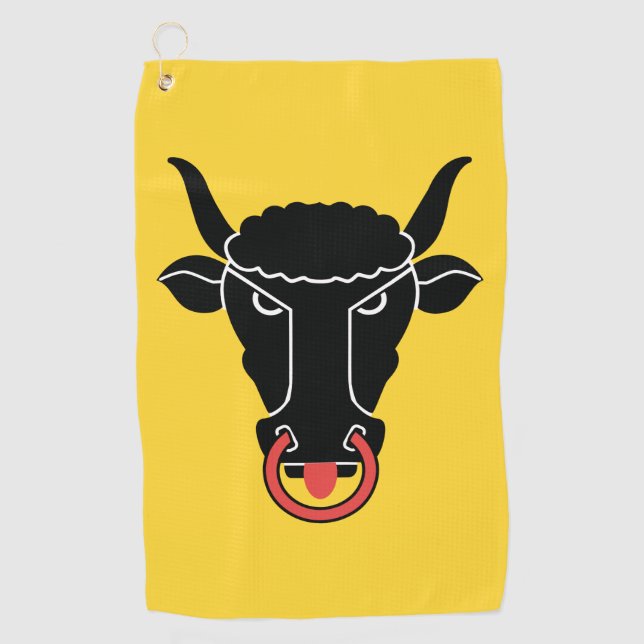 Serviette de golf avec le drapeau d'Uri, Suisse (Devant)