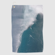 Serviette de golf avec surf