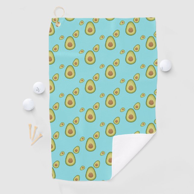 Serviette De Golf Avocado is My Spirit Fruit (En situation)