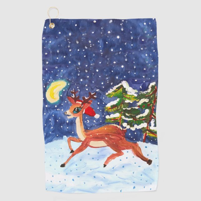 Serviette De Golf Baby Deer (Devant)