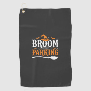 Serviette De Golf Balai d'Halloween Parking Chapeau de Sorcière Grap