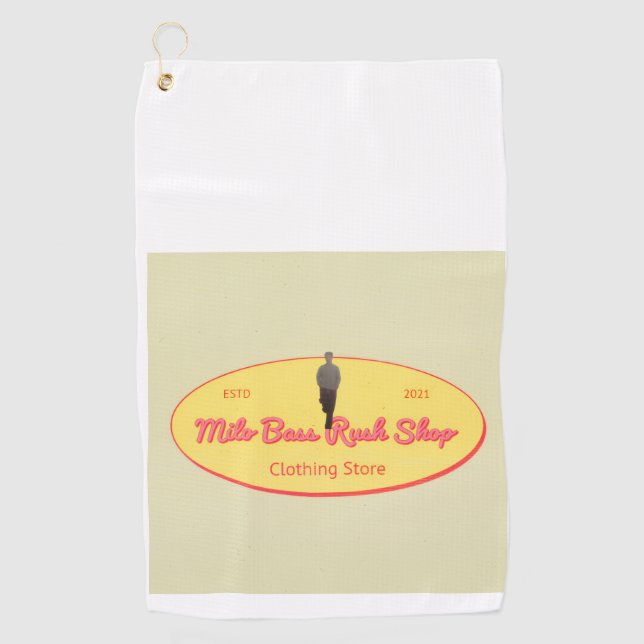 Serviette De Golf Balle de golf Milo Bass Rush Shop (Devant)