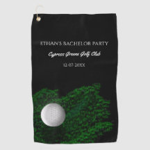 Balle de golf parcours de golf vert enterrement de