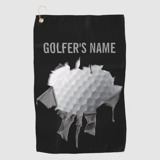 Serviette De Golf Balle de golf Torn (personnalisable) (Devant)