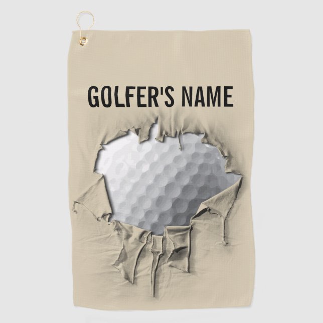 Serviette De Golf Balle de golf Torn (personnalisable) (Devant)