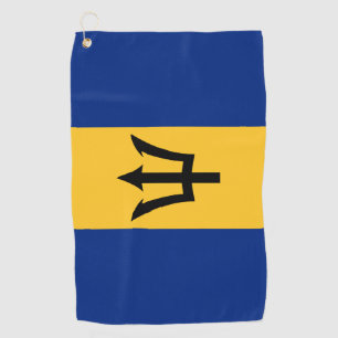 Serviette De Golf Barbados Drapeau & golf Barbade /sports Bridgetown