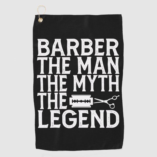 Serviette De Golf Barbier The Man 2024 (Devant)
