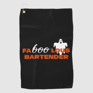 Serviette De Golf Bartender Halloween
