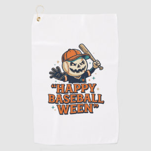 Serviette De Golf Baseball Ween Vintage Halloween Baseball Heureux