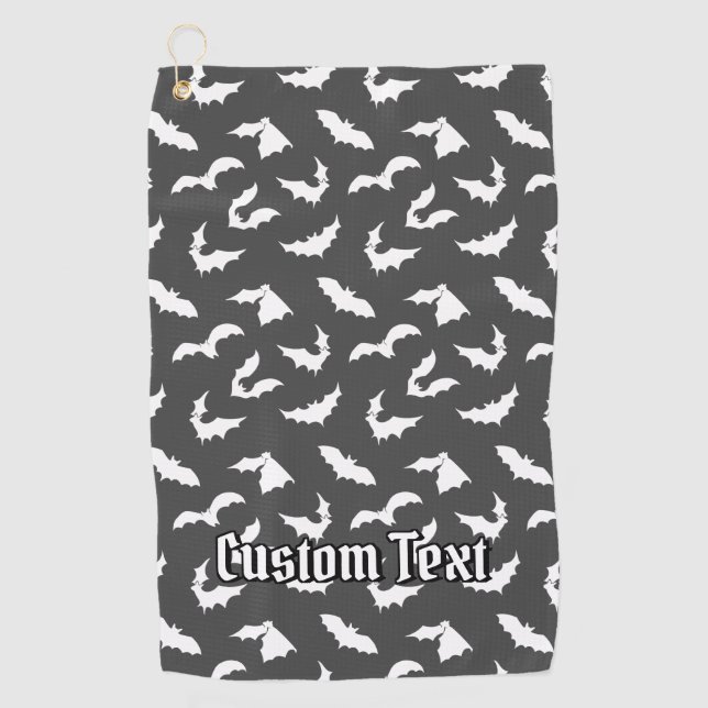 Serviette De Golf Bat Silhouettes Motif Golf Serviette (Devant)