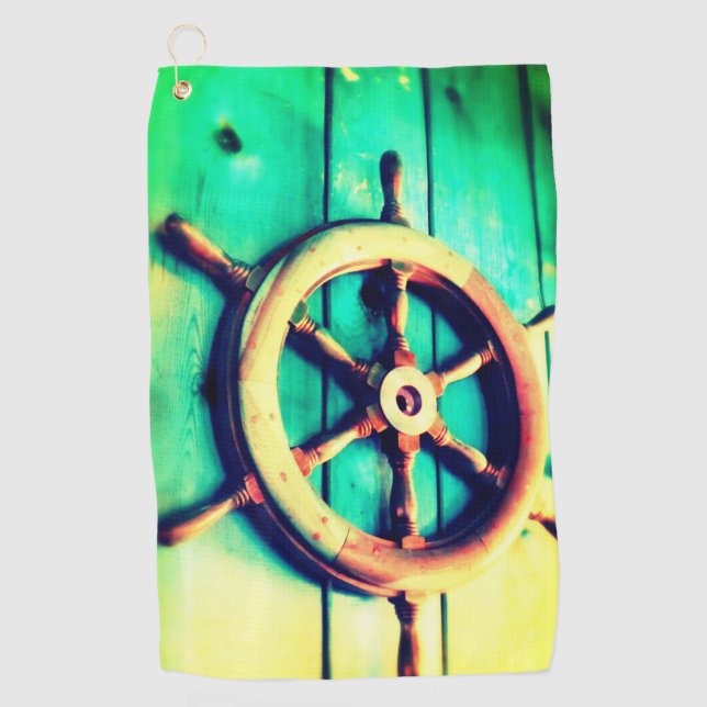 Serviette De Golf Bateau Helm Golf Towne (Devant)