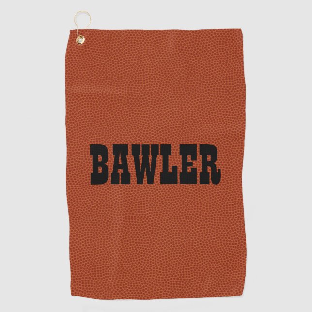 Serviette De Golf Bawler Baller (Devant)