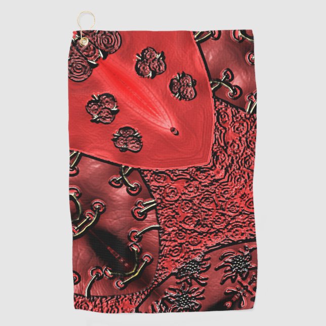 Serviette De Golf Bazar de la Canneberge  (Devant)