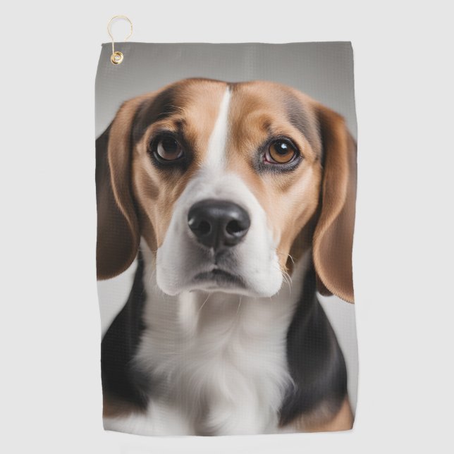 Serviette De Golf Beagle (Devant)