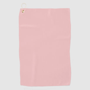 Serviette De Golf Bébé rose (couleur solide)