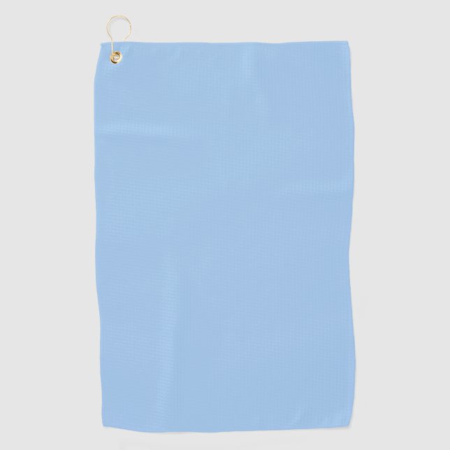 Serviette De Golf Bébé yeux bleus (couleur solide) (Devant)