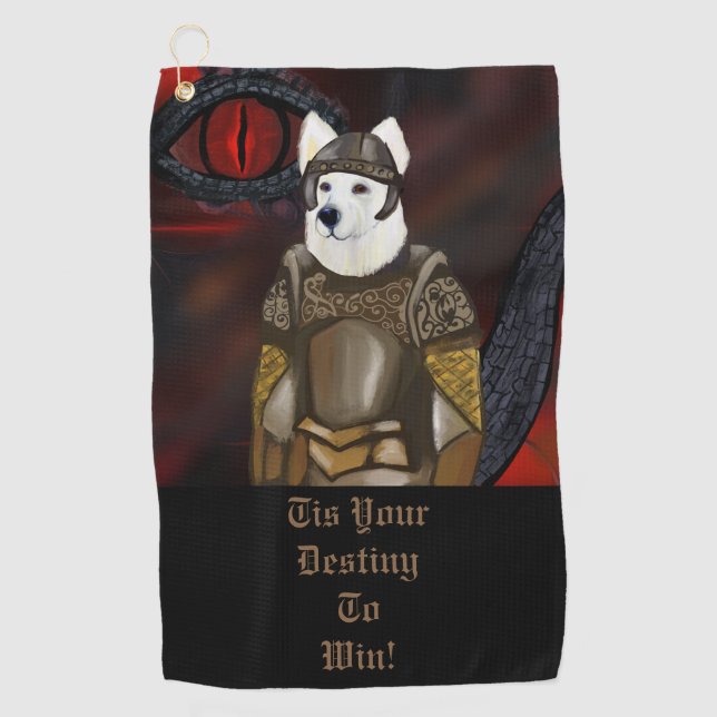 Serviette De Golf Berger allemand (Devant)