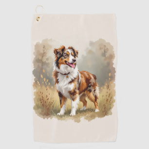 Serviette De Golf Berger Australien Red Merle Aussie