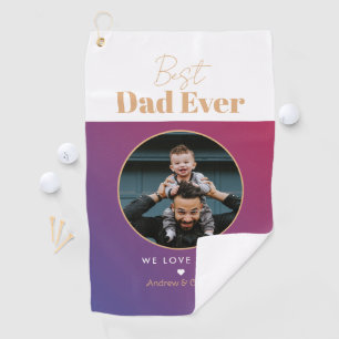 Serviette De Golf Best dad ever