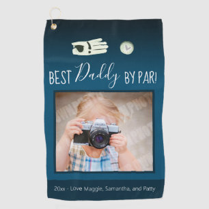 Serviette De Golf Best Daddy by Par Fête des pères Photo