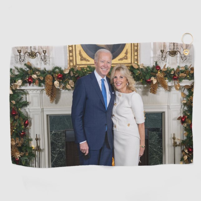 Serviette De Golf Biden State of the Christmas Union Adresse (Horizontal)