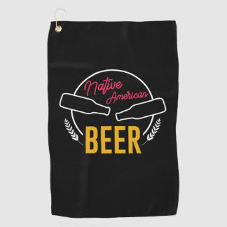 Serviette De Golf Bière amérindienne