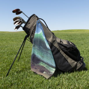 Serviette De Golf Bierstadt - mer d'Emeraude, peinture d'art,