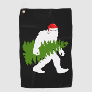 Serviette De Golf BigFoot Santa Claus Fun Christmas Gifts
