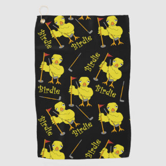 Serviette De Golf Birdie Golfer Chick