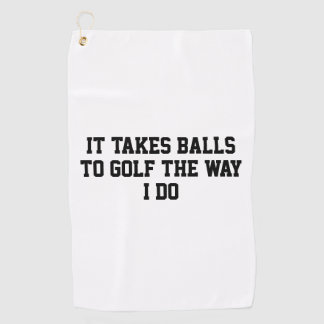 Serviette De Golf Blagues de golfeurs blancs drôles