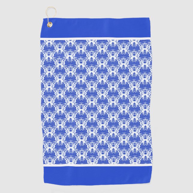 Serviette De Golf Bleu Campagne (Devant)