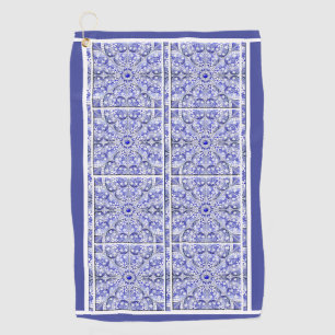 Serviette De Golf Bleu de dentelle en céramique de Grèce