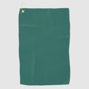 Serviette De Golf Bleu vert foncé (couleur solide)