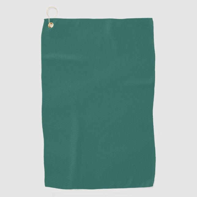 Serviette De Golf  Bleu vert foncé (couleur solide)  (Devant)