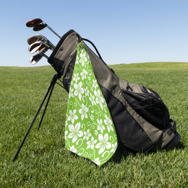 SERVIETTE DE GOLF BLUE HAWAII (LIME) (Vert)