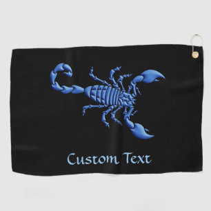 Serviette de golf Blue Scorpion