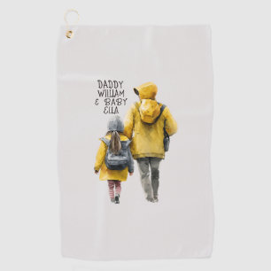 Serviette De Golf Bond père et fille