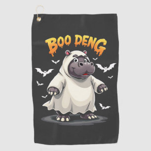 Serviette De Golf Boo Deng Ghost Baby Pygmy Hippo Moo Deng Halloween
