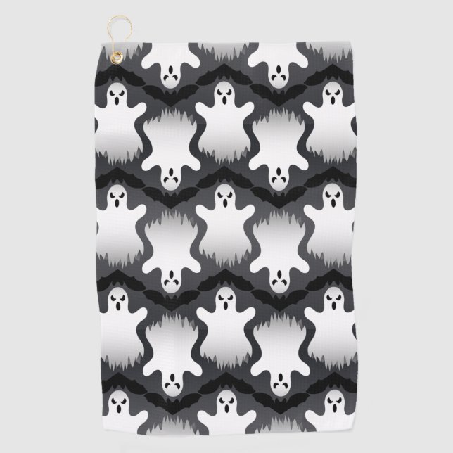 Serviette De Golf Boos and Bats (Devant)