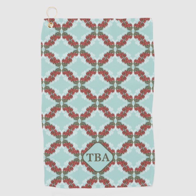 Serviette de golf Bougainvillea (Devant)
