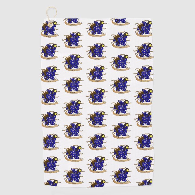 Serviette De Golf Boule de football (Devant)