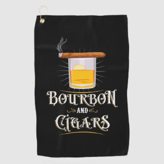 Serviette De Golf Bourbon Et Cigares