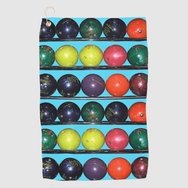 Serviette De Golf Bowling Blitz (Devant)